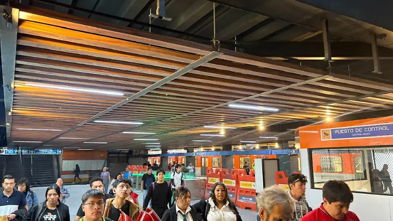 Terminal Tasqueña en obras de Línea 2 